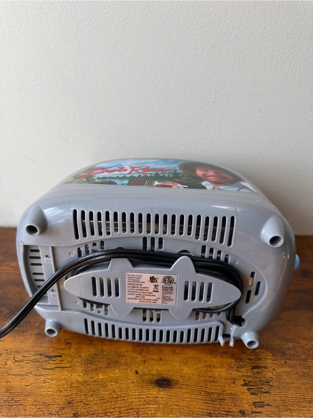 Bob Ross Toaster - Toasts Bob's Iconic Face Onto Your Toast NEW Unused No Box